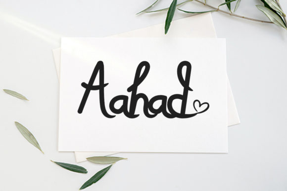 Aahad: The Modern Color Font for Personalized Design