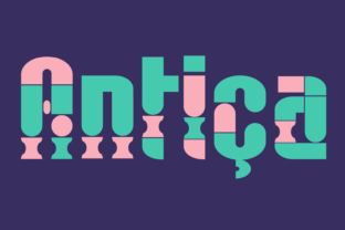 Antica: Elevate Your Projects with This Geometric Color Font