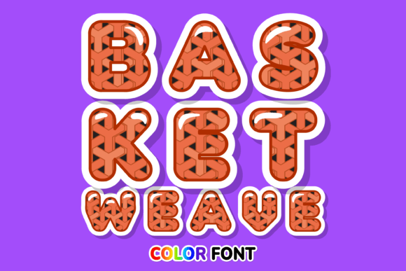Basket Weave: The Color Font for Modern Design