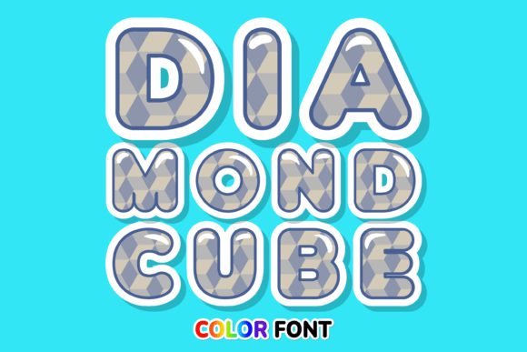 Diamond Cube: Elevating Modern Design with Color Typography