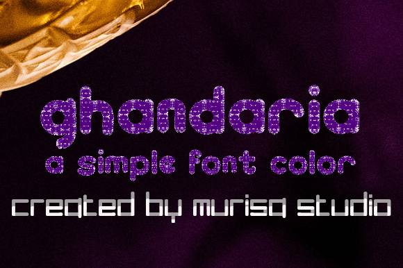 Ghandaria: Elevate Your Design Projects with a Vibrant Color Font