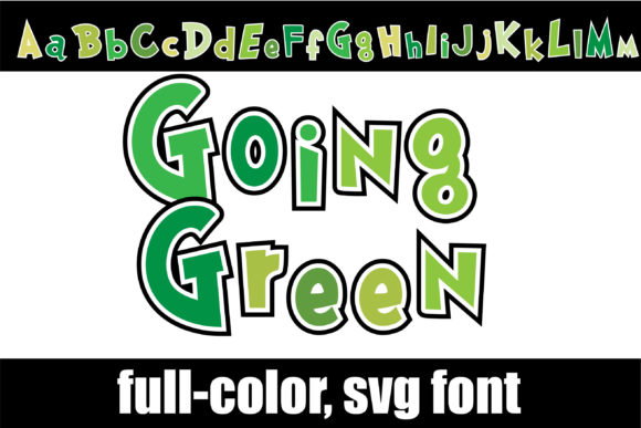 Going Green: Vibrant Typography for Modern Design