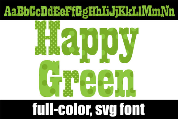 Happy Green: A Vibrant Serif for Modern Design Projects
