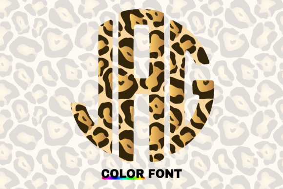 Jaguar Circle: A Playful Monogram Font for Creative Projects