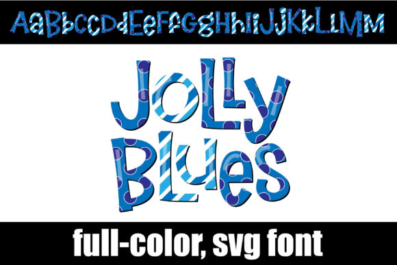 Jolly Blues: A Whimsical Font for Creative Design