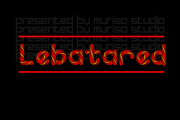 Lebatared: A Playful Color Font for Creative Projects