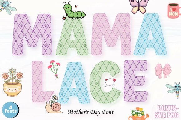 Mama Lace Font Bundle: Elegant Typography for Modern Designs
