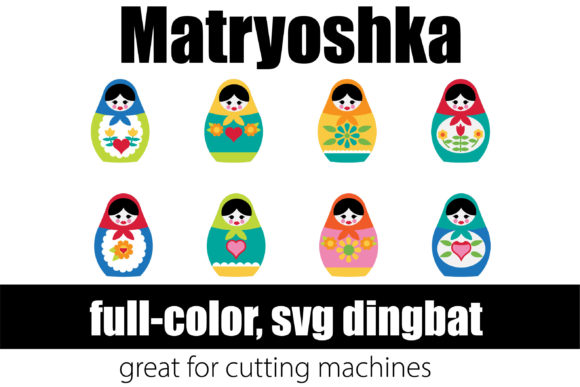 Matryoshka: A Sweet, Unique Color Font for Modern Design