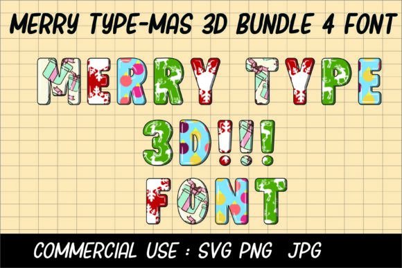 Merry Type-Mas 3D: Instant Festive Impact