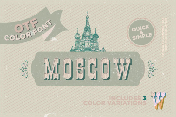 Moscow: A Modern Color Font for Impactful Design