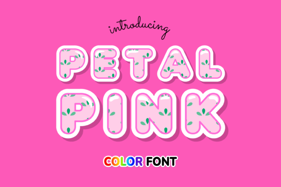Petal Pink: The Color Font for Modern Design