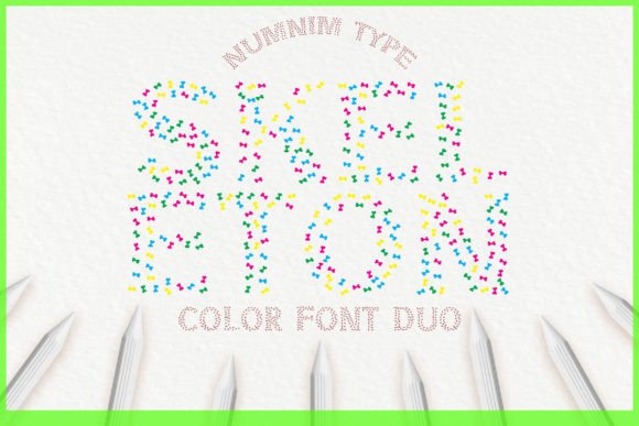 Skeleton: A Star-Studded Color Font for Dynamic Design