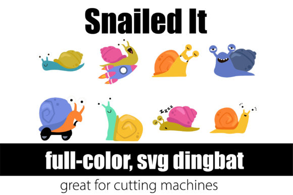 Snailed It: A Quirky Color Font for Bold Design