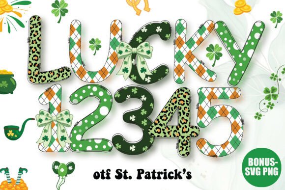 St. Patrick's Day Design: Themed Alphabets for Vibrant Projects