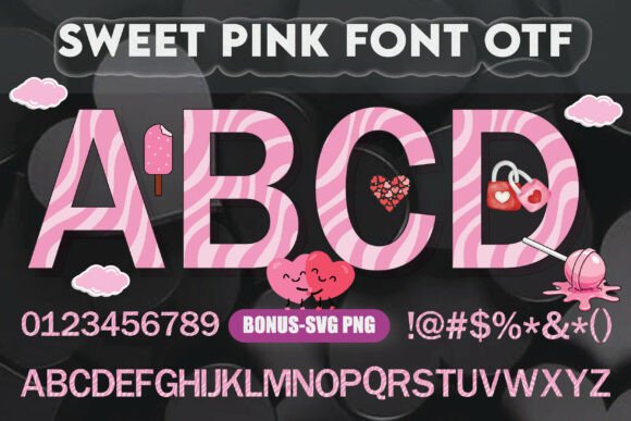 Sweet Pink: The Adorable Font for Romantic Design Projects