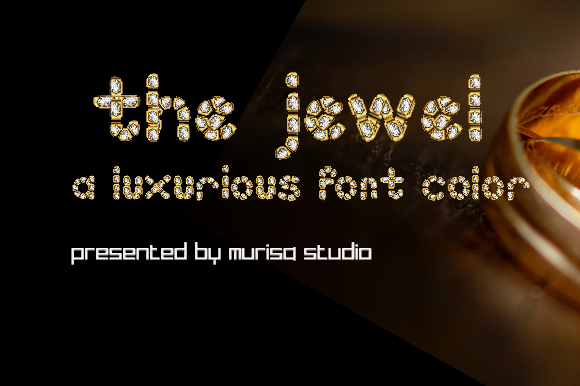 The Jewel: A Color Font for Luxurious Design