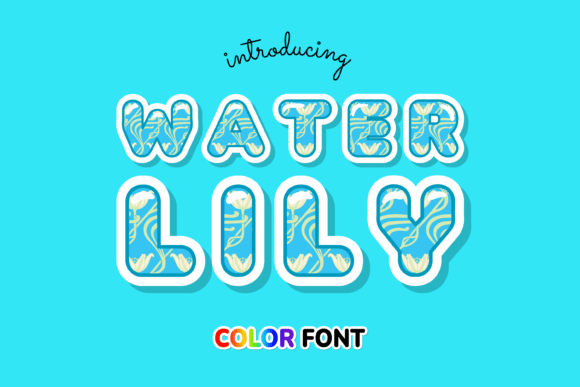 Water Lily: Elevate Designs with this Color Font